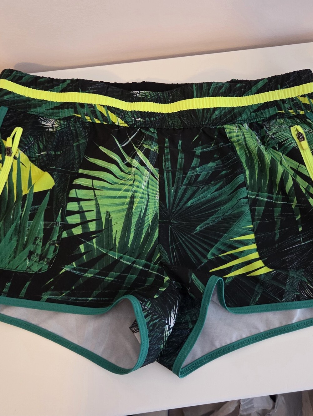 Tropical Palm Print Women's Fabletics Shorts